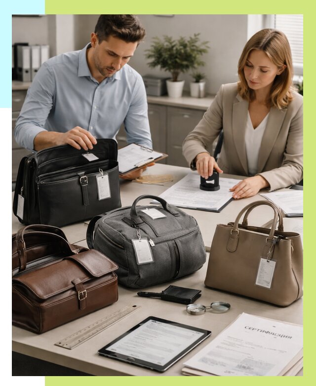 Сертификация сумок в Железногорске от 7666 руб. | Алешин-Жлк