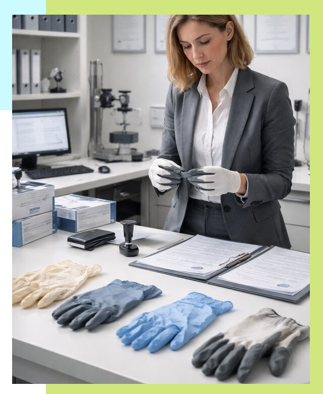 Сертификация перчаток в Железногорске от 8688 р. | Алешин-Жлк