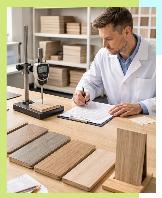 Сертификация ламината с испытаниями и оформлением документов в Железногорске