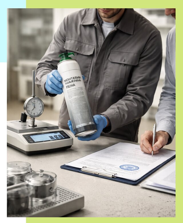 Сертификация монтажной пены в Железногорске от 15332 р. | Алешин-Жлк