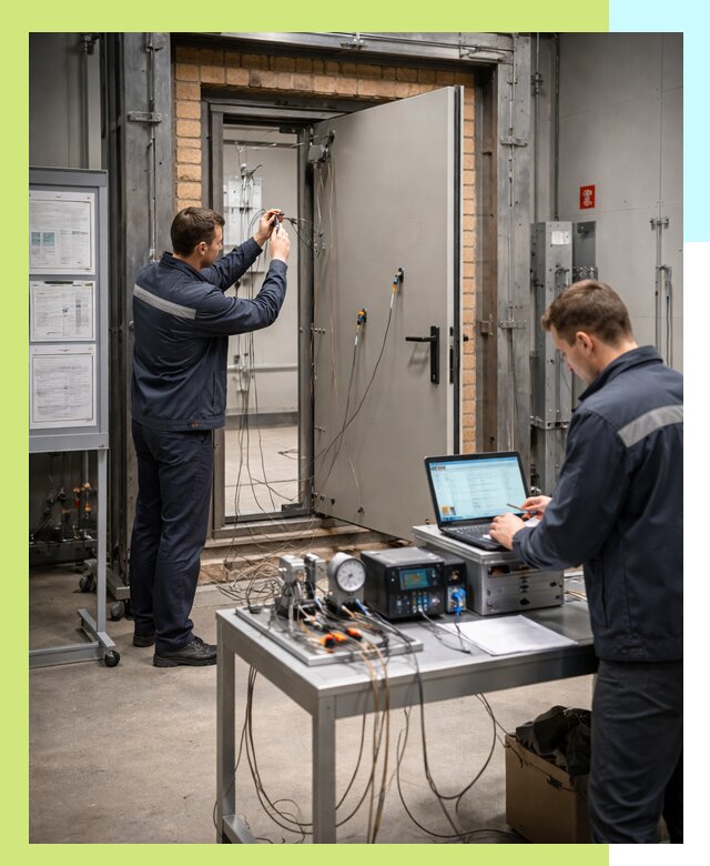 Сертификация противопожарных дверей в Железногорске по ГОСТ и ТР