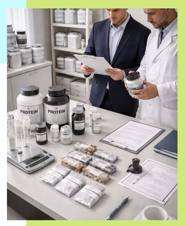 Сертификация спортивного питания в Железногорске от 15332 р., Алешин-Жлк