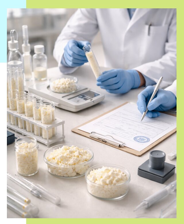 Сертификация творога в Железногорске от 12265 р. под ключ | Алешин-Жлк