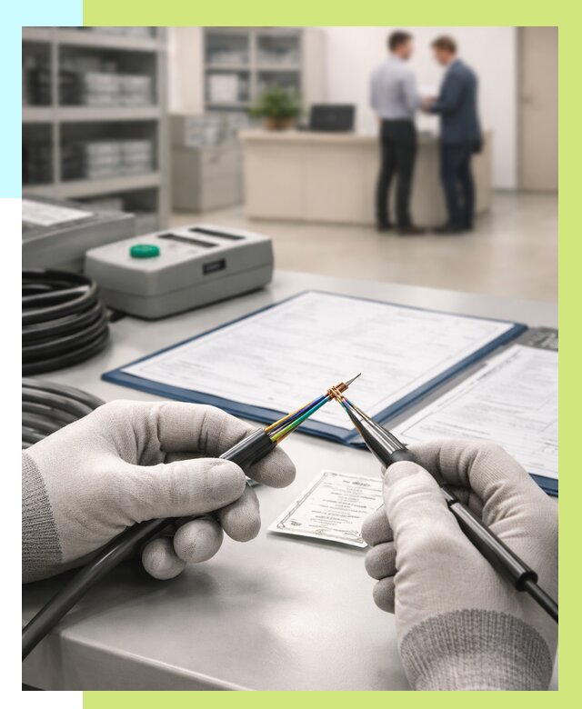 Сертификация провода в Железногорске от 18398 р. в Алешин-Жлк