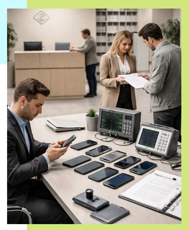 Сертификация телефонов в Железногорске от 25553 р. под ключ | Алешин-Жлк