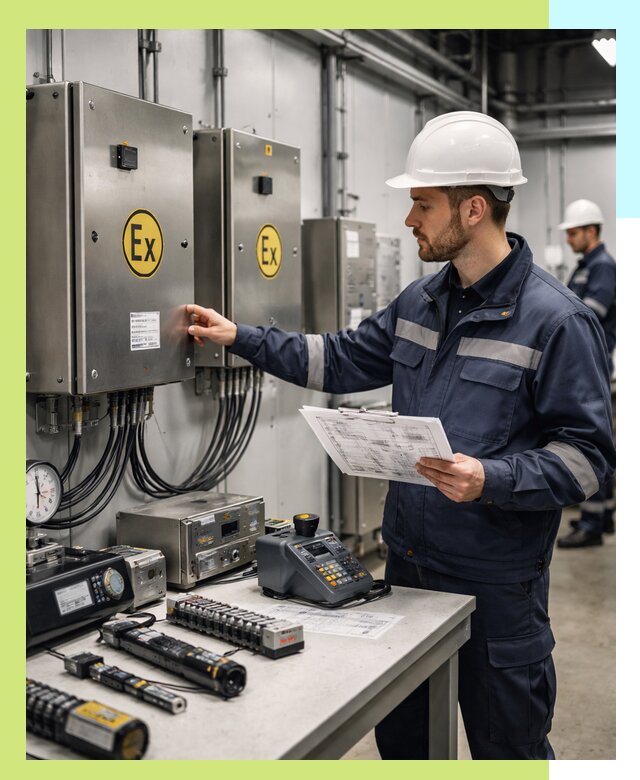 Сертификат взрывозащиты промышленного оборудования в Железногорске