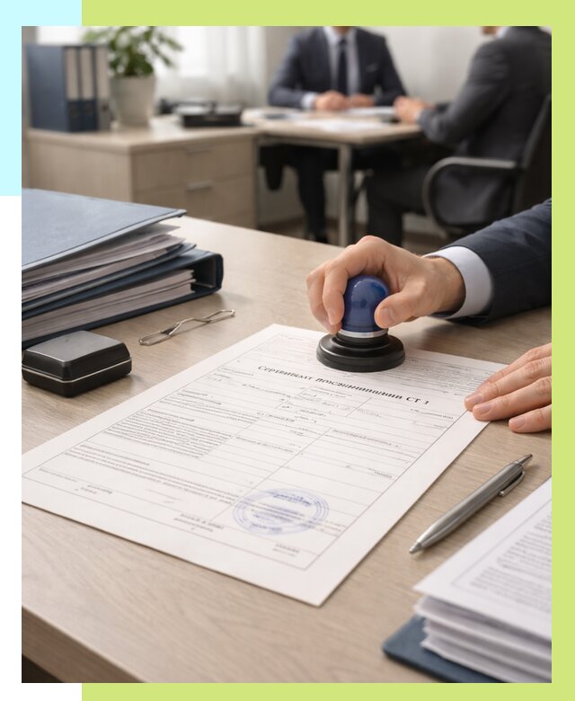 Сертификат происхождения СТ 1 в Железногорске от 4599 р. | Алешин-Жлк