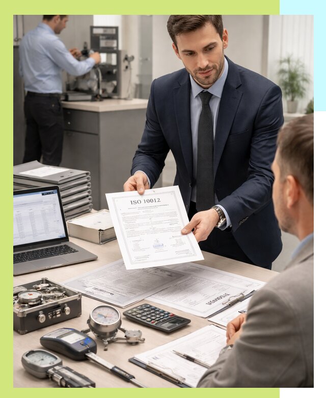 Выдача сертификата ISO 10012 по требованиям метрологии в Железногорске