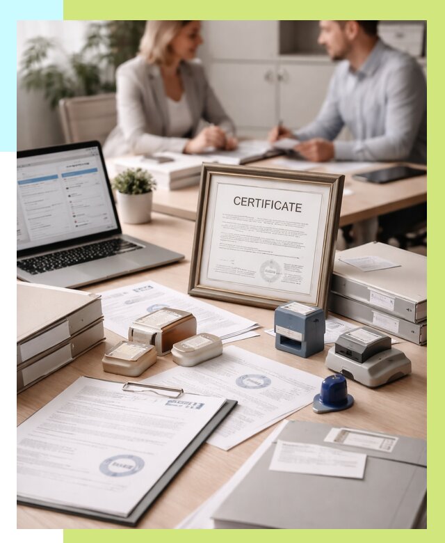 Сертификация компании в Железногорске от 45995 р. | Алешин-Жлк — заказ